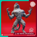Screaming Troglodyte - Tabletop Miniature (Pre-Supported)
