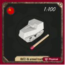 1/100 KhTZ-16 armed tractor