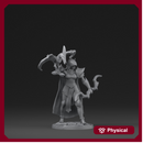 Commander Elf woman with mascot