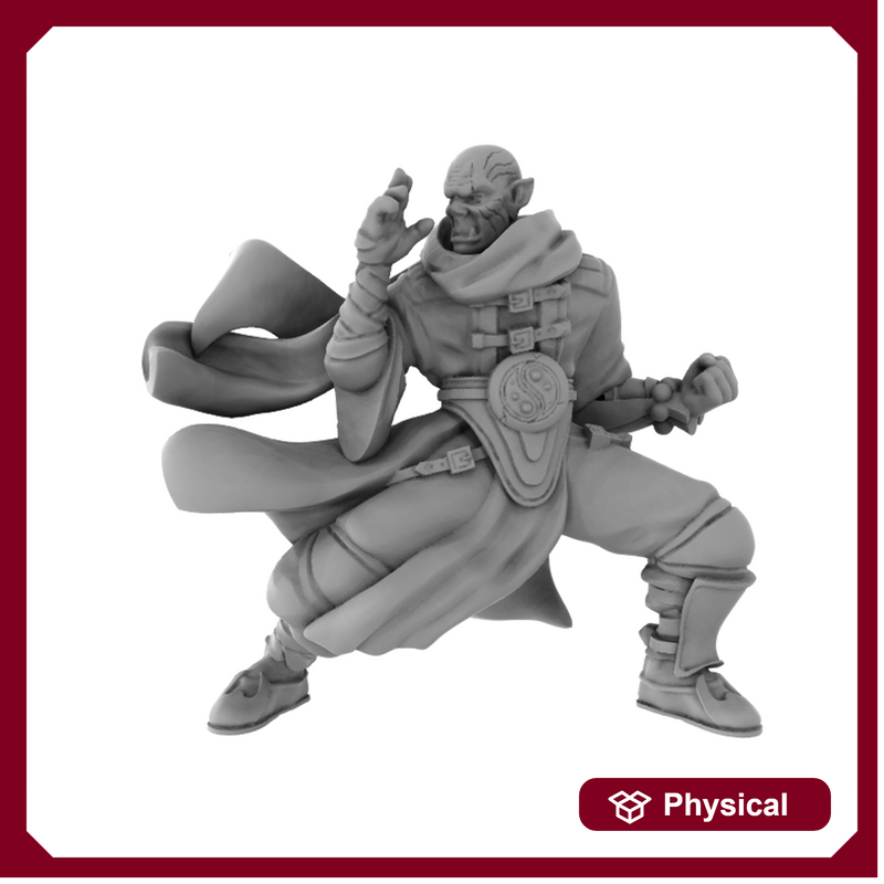 Half Orc Monk Unarmed 2 (32mm scale)