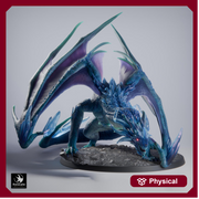 Sapphire Dragon Miniature | Gem Dragon Boss | DnD UNPAINTED Resin - Only-Games