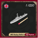 1/1250 HMS Mackay flotilla leader