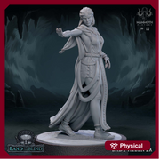 Human Female  Noble Cleric, Sorcerer | 28mm, 32mm, 54mm, 75mm Scale Resin Miniature | Dungeons and Dragons | Lady Helenya | Mammoth Factory - Only-Games