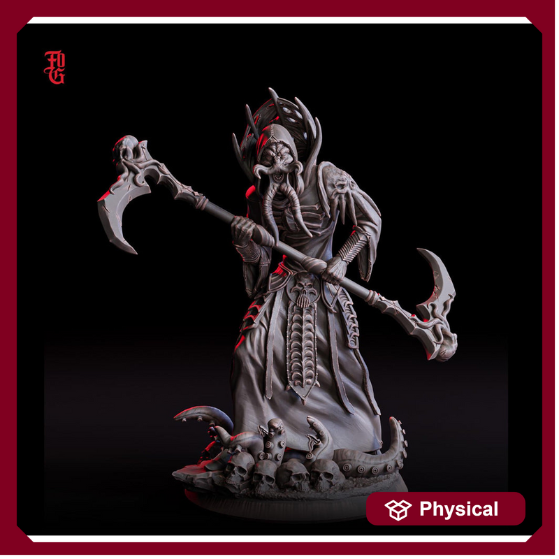 Mind Flayer, Illithid  Overseer mini | 28mm,32mm,54mm,75mm,100mm Scales | Dungeons & Dragons | Pathfinder DnD 5e | Mindflayers | Mindflayer - Only-Games