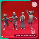 Townsfolk - General Children - Tabletop Miniatures (Pre-Supported)