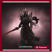 Death Knight Undead Lich Monster Unpainted Miniature | 28mm, 32mm, 54mm,75mm, 100mm Scales | Dungeons & Dragons Pathfinder | NERIKSON - Only-Games