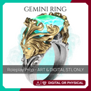 Gemini Ring - D&D Prop - PRESUPPORTED