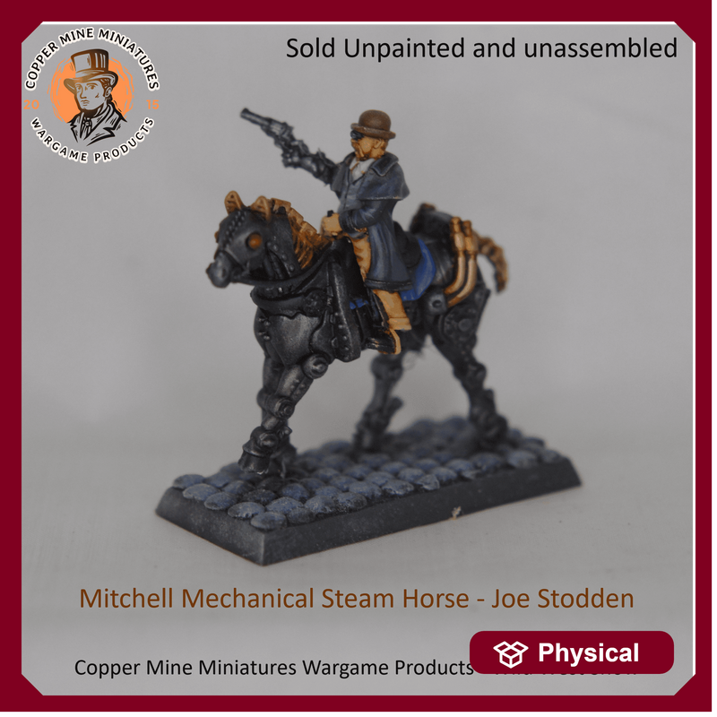 Joe Stodden riding a Mitchell Mechanical Steam Horses (CMMWP002)