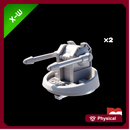 (XW) 2x Corellian Corvete Turret (CR-90)