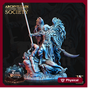Battleforce Angel Paladin of Vengeance Celestial | 28mm, 32mm, 75mm Scales | Dungeons and Dragons 5e figure | Pathfinder | Archvillain Games - Only-Games