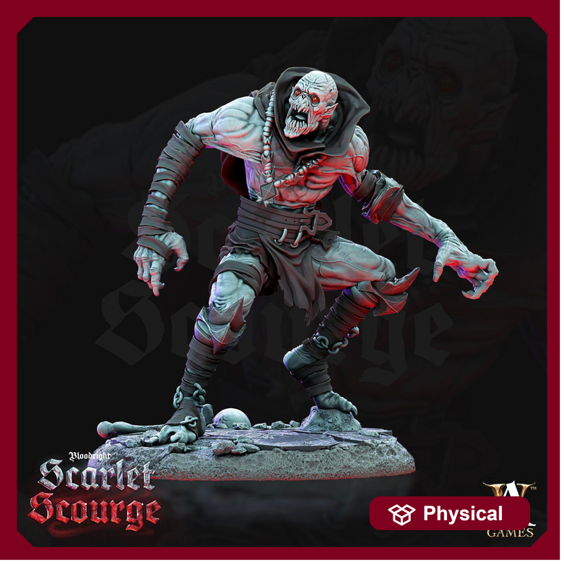 Undead Ghoul, Zombie  | 28mm, 32mm, 54mm, 75mm, 100mm Scale | Undead Dungeons and Dragons 5e Miniatures | Pathfinder | Archvillain games - Only-Games