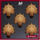 Iron Maidens Type 5 - Miniature Heads
