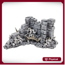 Basic Corner Wall B: Ancient Ruins GRIMDARK Terrain Set