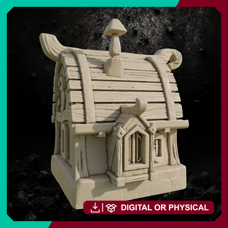 Townhouse - Fantasy Village Terrain STL, DnD & Wargaming Scenery