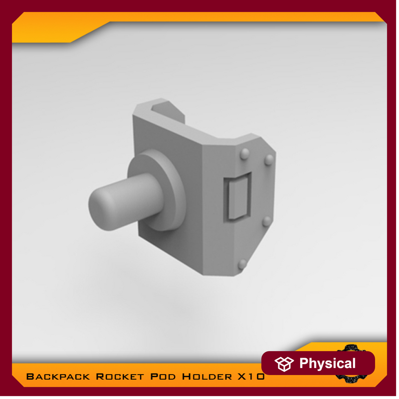 Backpack Rocket Pod Holder X10