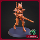 Space Elf Female Soldier Pose 4