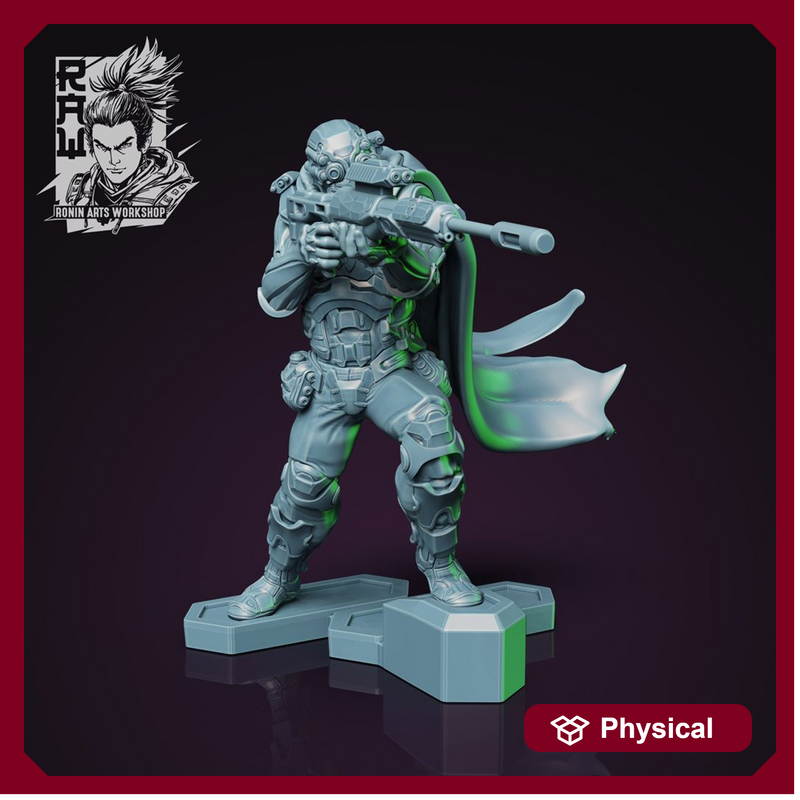 Advanced Recon Sniper "Argus" - Cyberpunk Soldier