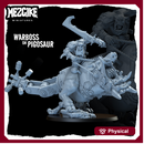 Savage orc warboss on pigosaur (physical miniature)