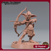Goblin Archer | DnD Miniatures | Dungeons and Dragons | 28mm, 32mm, 75mm scale| Pathfinder | Figure for Painting| Gloomspite Glitz - Only-Games