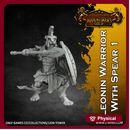 Leonin Warrior with Spear 1 (32mm scale)