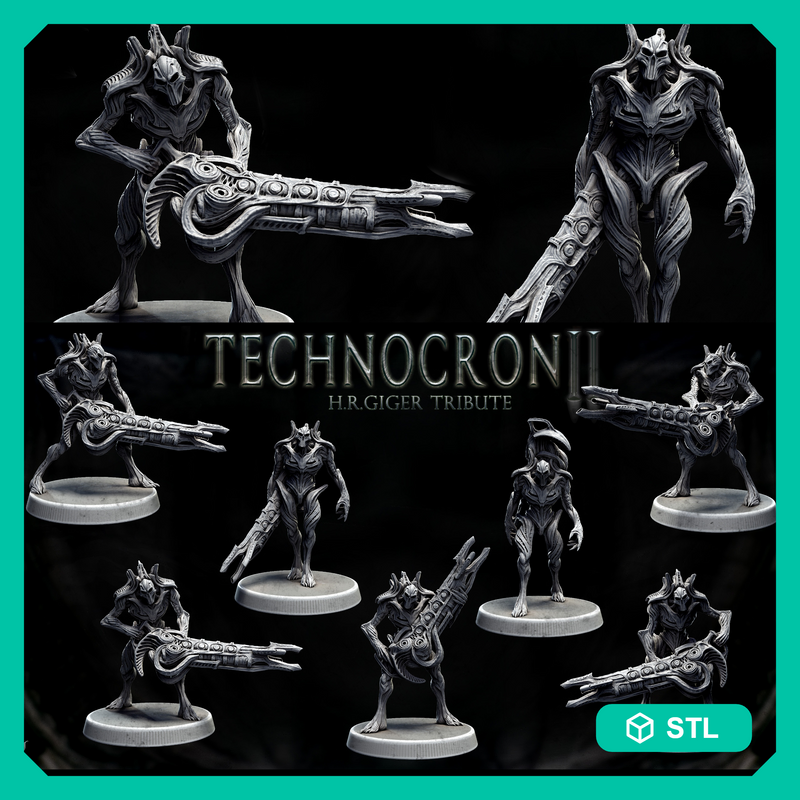 TechnoMech Fighter (All 7 poses)
