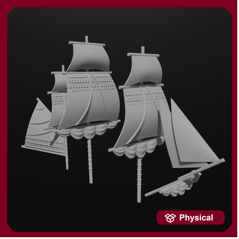 1/700 & 1/1200 5th rate Masts