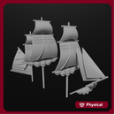 1/700 & 1/1200 5th rate Masts