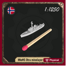1/1250 HNoMS Otra minelayer ship