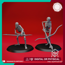 Undead Skeleton Archers - Tabletop Miniature (Pre-Supported)