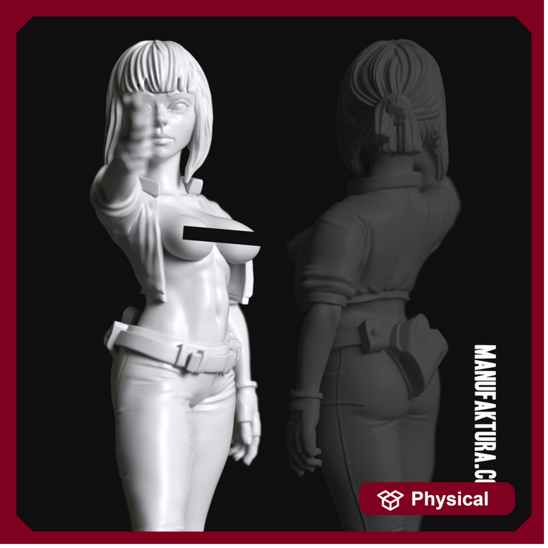 Pop Series 01e - Sexy Cyberpunk Cyborg Police Officer