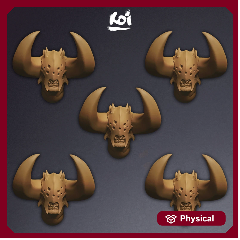 Goreclaw Raiders Type 3 - Miniature Heads