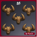 Goreclaw Raiders Type 3 - Miniature Heads