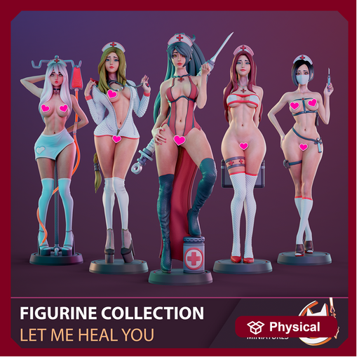 FIGURINE COLLECTION / LET ME HEAL YOU / 5 PIECES - Only-Games
