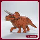 Triceratops walking cute dino