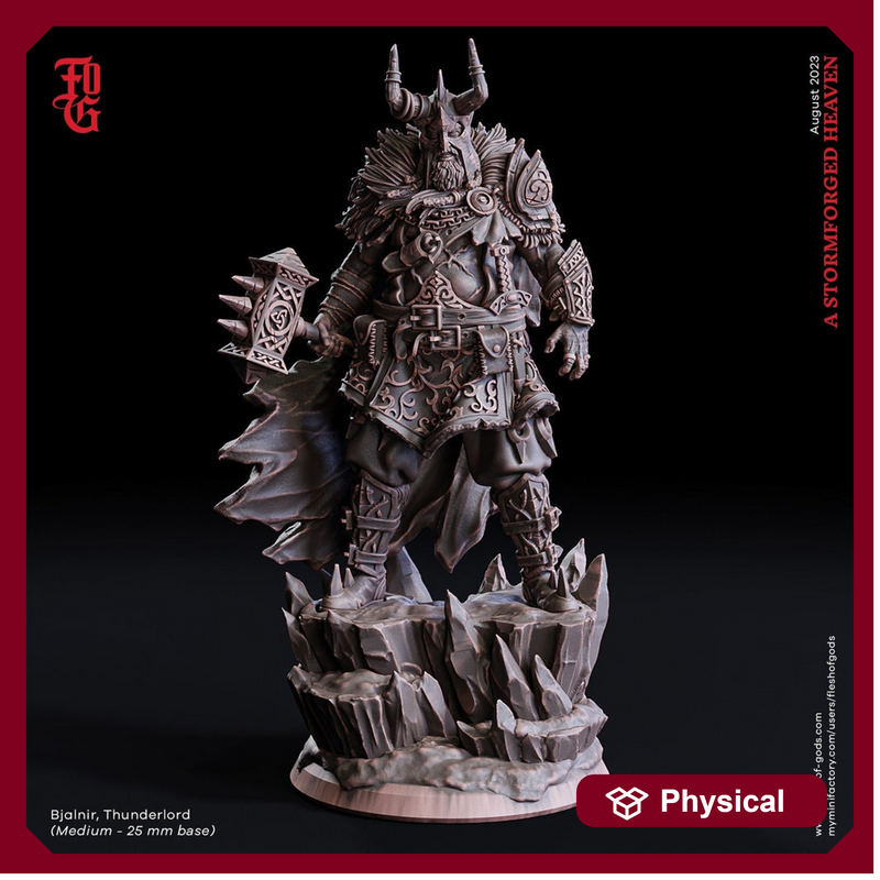 Cleric of Tempus(War) Oathbreaker Paladin | 28mm,32mm,54mm,75mm,100mm Scales | Player Character  -D&D 5e Pathfinder Figurine | Flesh of Gods - Only-Games