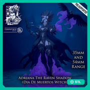 Adriana - Dia De Muertos Witch - STL only - Only-Games