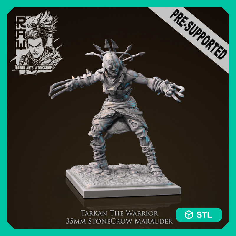 Tarkan The Scout - 35mm Stonecrow Marauder - STL only