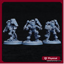 "Exo Dwarves" with plasma gauntlets (Federation of Tyr, Dwarf)