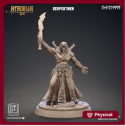 Yuan-Ti Abomination Pureblood, Serpentfolk, Serpent-men | 28mm, 32mm,75mm Scales | Resin Miniature | Dungeons and Dragons  | Pathfinder | - Only-Games