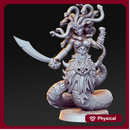 Medusa - Female serpent- 32mm - DnD