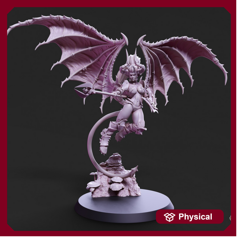 Drow Demonic Harpy Pose 3