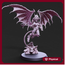Drow Demonic Harpy Pose 3