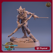 Goblin Archer | DnD Miniatures | Dungeons and Dragons | 28mm, 32mm,54mm,75mm,100mm scale| Pathfinder | Figure for Painting| Gloomspite Glitz - Only-Games