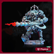 Sci-Fi Heavy Battle Mech Knight Miniature | SpellJammer | 25mm, 32mm, 40mm, 50mm, 75mm BASE SIZES | Resin Mini Unpainted |Archvillain Games - Only-Games