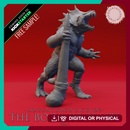 Lizardfolk War Chief - Book of Beasts KS Sample - Tabletop Miniature (Pre-Supported)