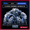 5 miniatures - 32mm - Classic RPG game enemies bundle - FREEZING DARKNESS - MASTERS OF DUNGEONS QUEST