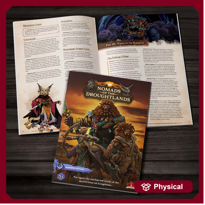 Nomads of the Droughlands - 5e Adventure Booklet
