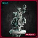 (0239) Male centaur summoner wizard with magic book and spell