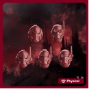 Crimson Wings Recon Squad Heads Set x5