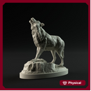 Dire wolf 1-35 scale prehistoric animal